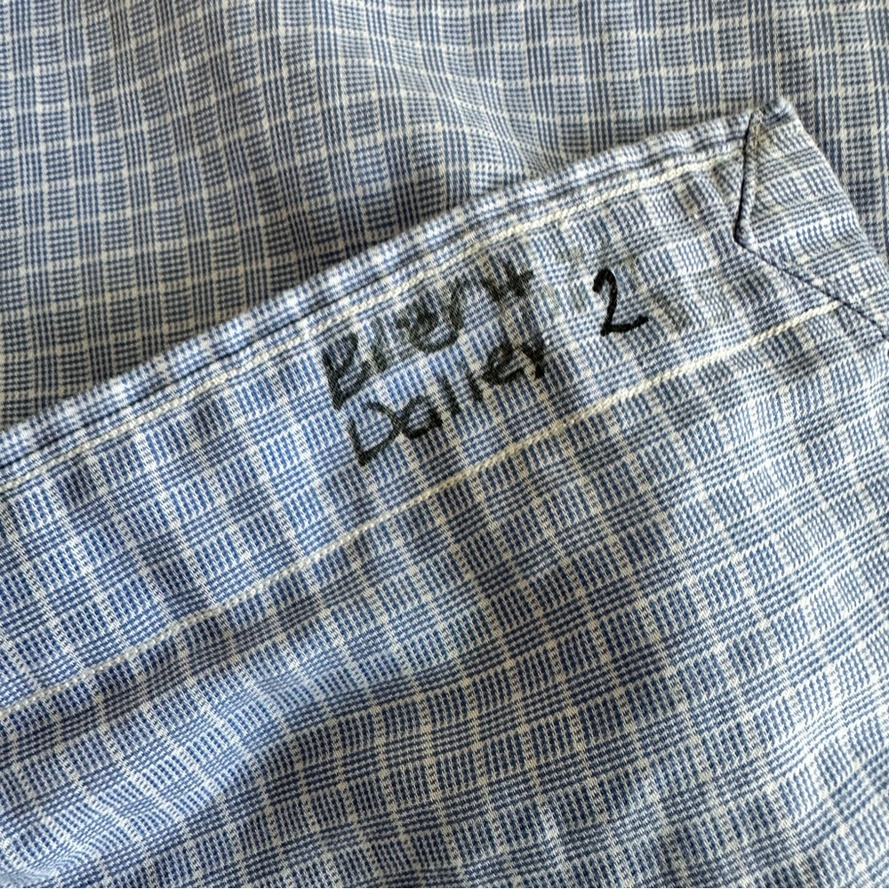 Ralph Lauren Yarmouth Blue White Button-Down Shirt Sz 16 (32/33) Preppy Classic - Picture 6 of 6